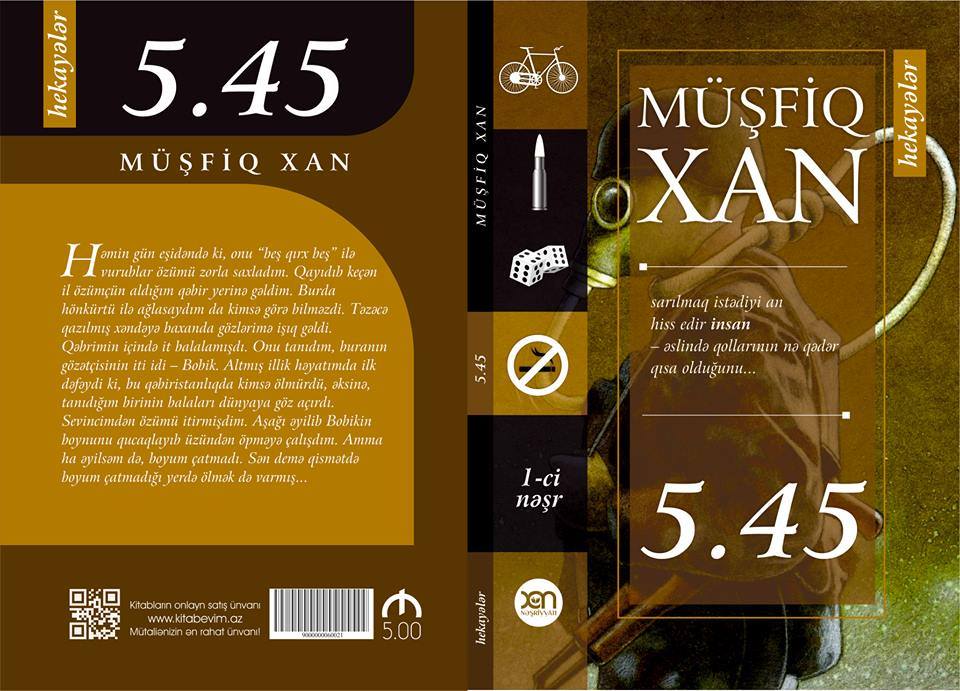 Müşfiq XANın “5.45” adlı yeni kitabının imza günü keçiriləcək