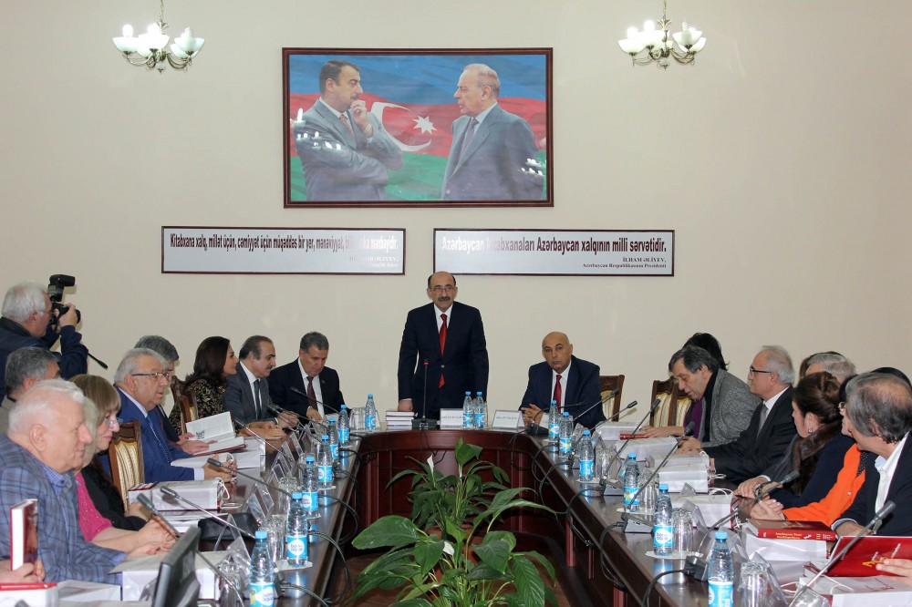 Üçcildlik “Azərbaycan teatr ensiklopediyası”nın təqdimatı olub