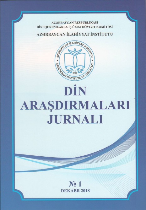 Azərbaycan İlahiyyat İnstitutunun “Din araşdırmaları” jurnalı çapdan çıxıb