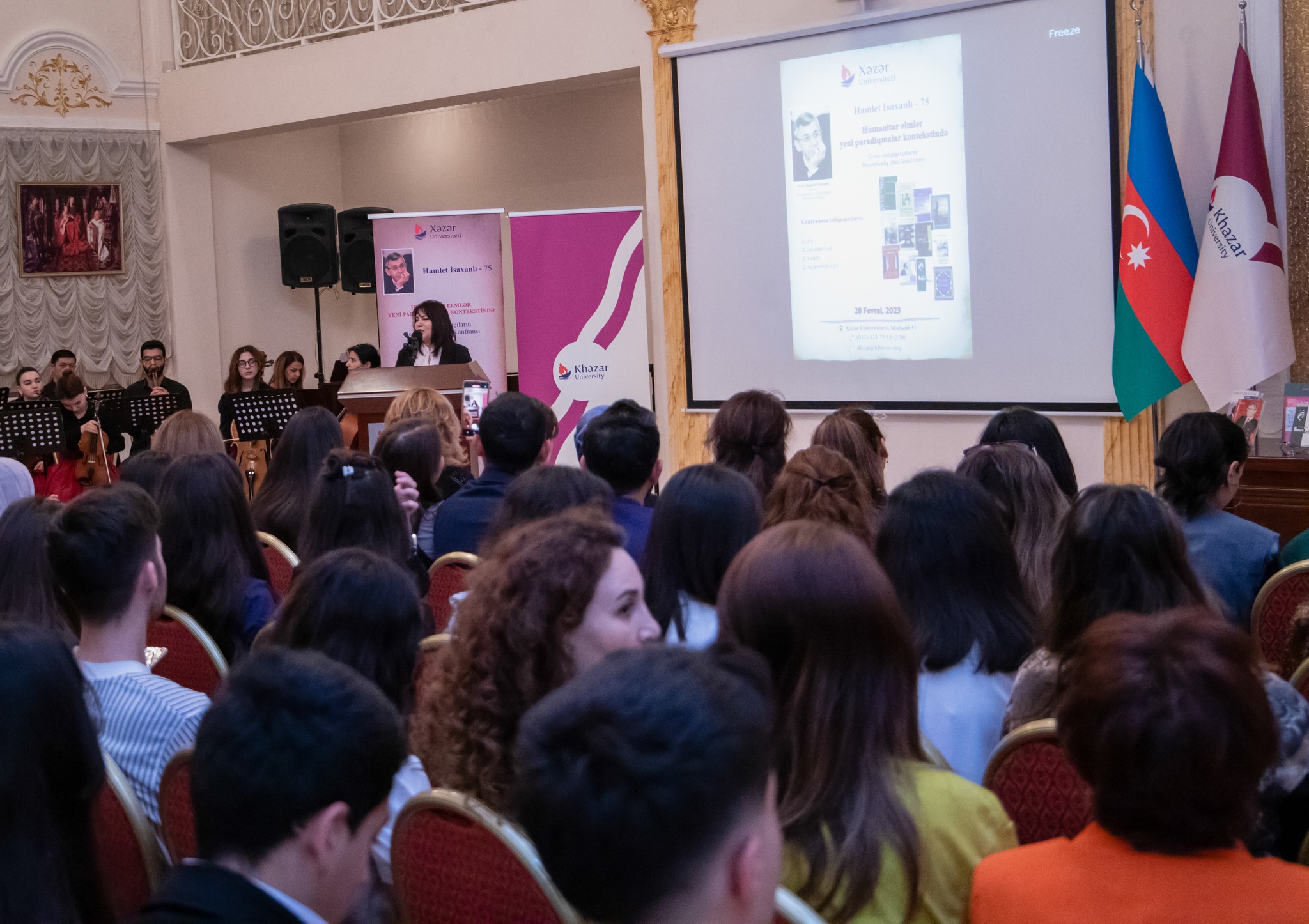 <span style="text-align: justify;">Xəzər Universitetində Gənc Tədqiqatçıların Beynəlxalq Elmi Konfransı keçirilib</span>
