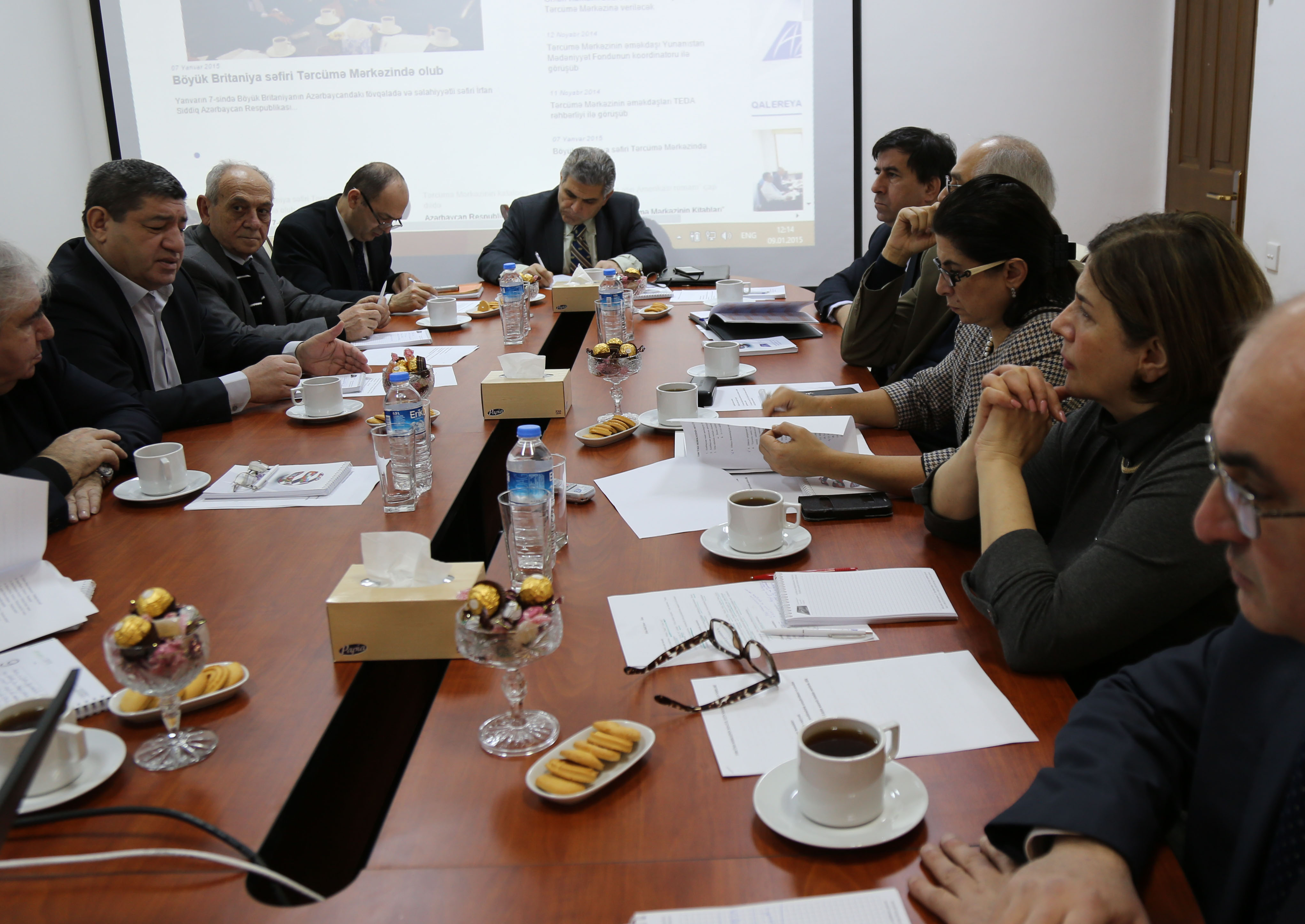 <span>Tərcümə Mərkəzinin Elmi-Bədii Şurasının ilk iclası keçirilib</span>