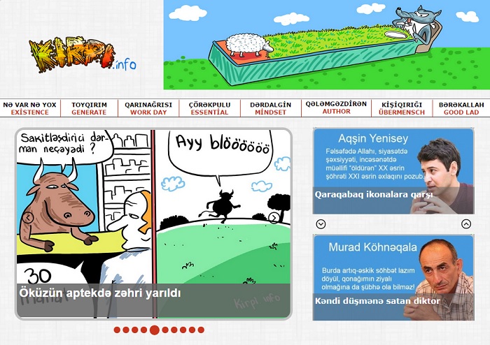 Aqşin Yenisey yumor saytının redaktoru oldu