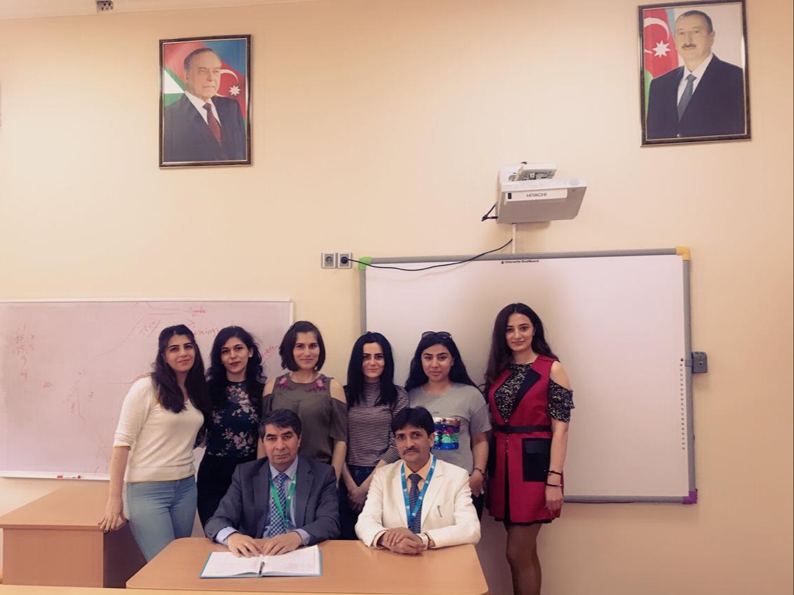 BSU-da Hindistanlı türkoloqla görüş keçirilib