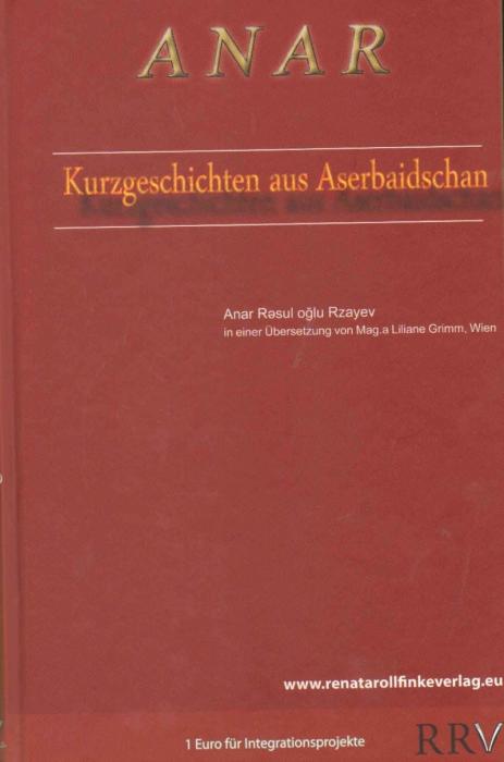 Anarın Avstriyada kitabı nəşr edilib