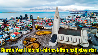 Burda Yeni ildə bir-birinə kitab bağışlayırlar