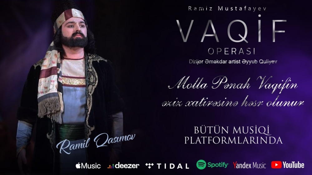 “Vaqif” operası ilk dəfə fləş kart şəkilində işıq üzü görüb