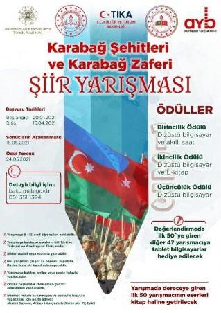 "Qarabağ Şəhidləri və Qarabağ Zəfəri" şeir müsabiqəsi keçirilir