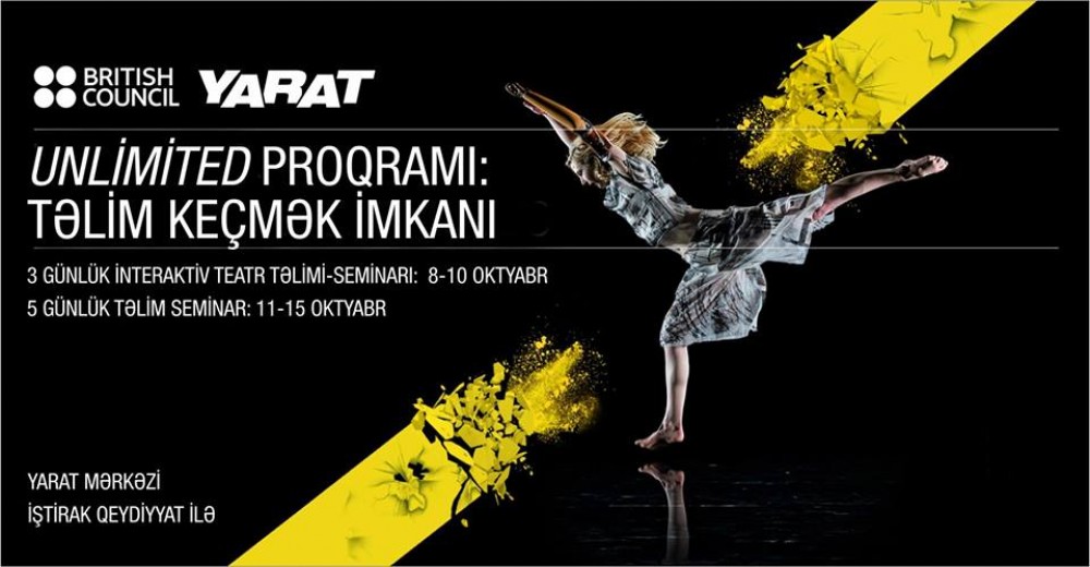 “YARAT” teatr təlimləri keçiriləcək