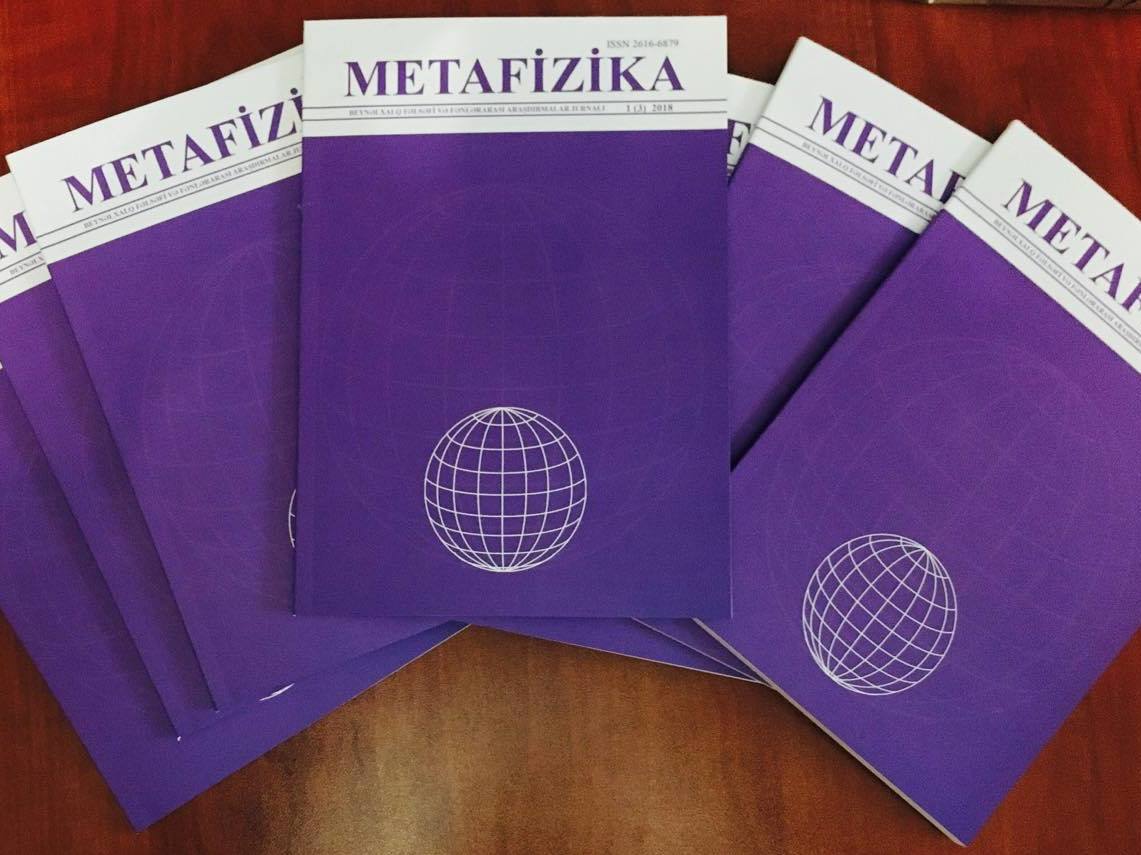 “Metafizika” jurnalının 3-cü sayı nəşr olunub