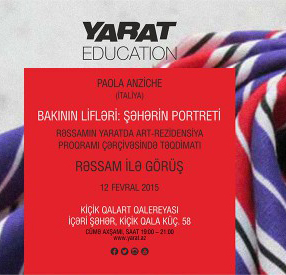 YARAT Müasir İncəsənət Təşkilatı italiyalı rəssamın əsərini təqdim edir